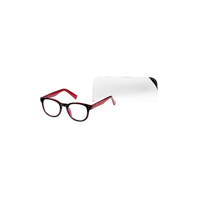 Select-A-Vision VK Couture Fashion Blue Light Eyewear, EVKB04-150-644, Black Red