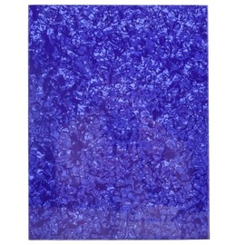 3-Ply Guitar Pickguard 24x31DIY Material Blank Pick Guard Scratch Plate Sheet for Strat Tele Electric Guitar Jazz Precision Bass (Blue pearl)