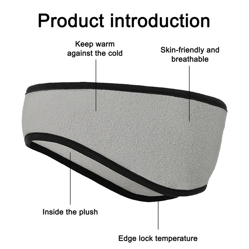 3 Piece Winter Headband Ear Protector,MUNSKT Warm and Comfortable Ear