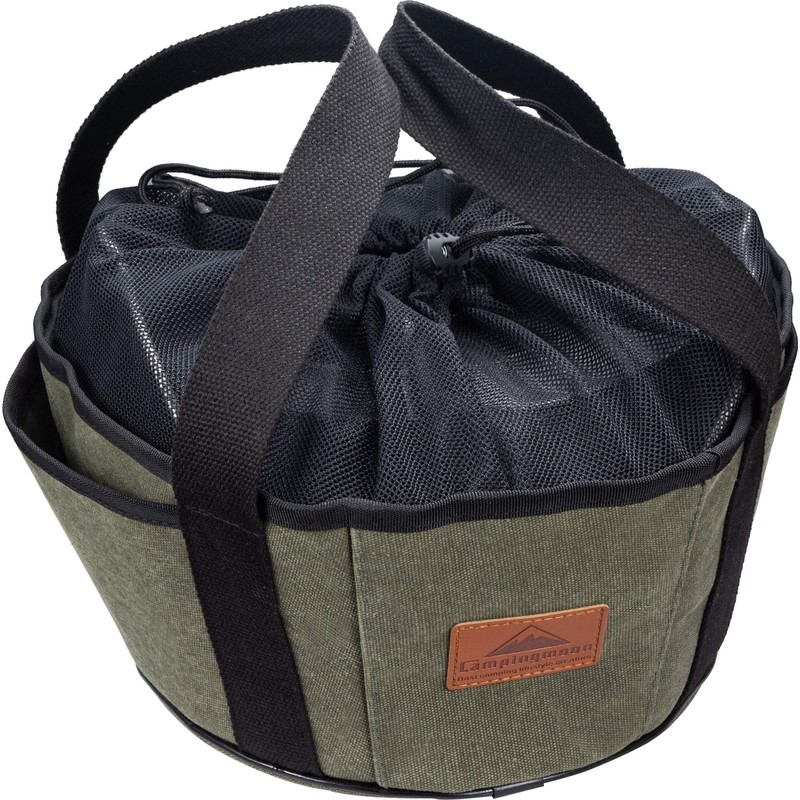 Camping Moon DO-28BK Dutch Oven Case, Canvas, 10 Inch Dutch