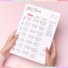Weekly Meal Planner Notepad, Food Diary, Meal Diet Desk Pad