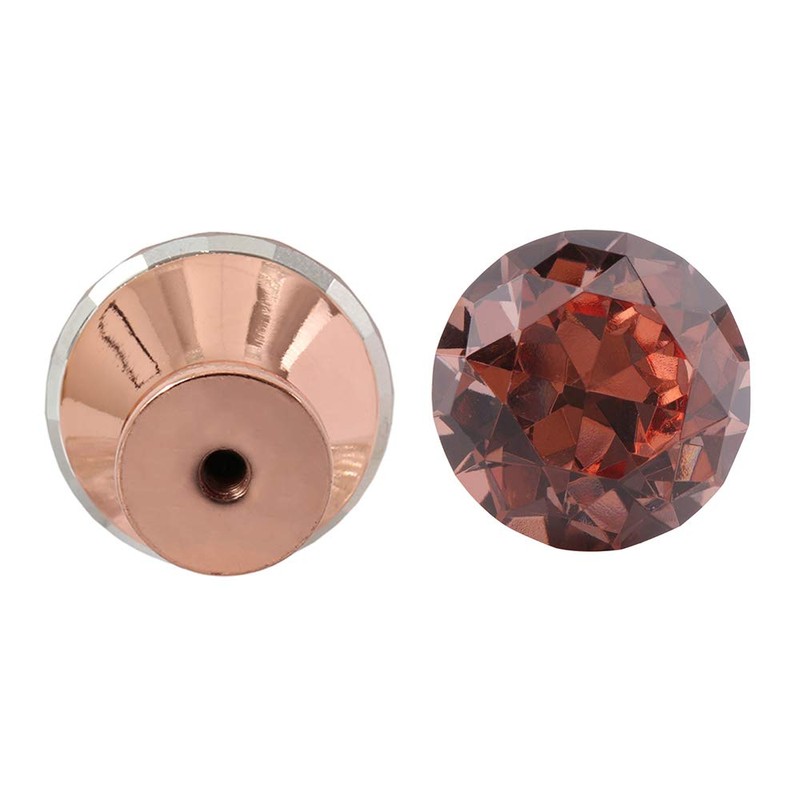 10Pcs Crystal Door Knobs 30mm Crystal Glass Door Knobs Diamond