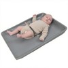 Wipeable Waterproof Baby Changing Pad, Large PU Diaper Pad for