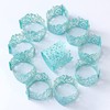 Paper Napkin Rings Rose Leaf,50 Pieces 3D Laser Cut Disposable