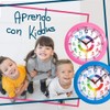 KIDDUS Wall Clock for Children Analogue Time Teacher with Time