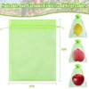 Morcheiong 60Pcs Fruit Protection Bags 6" x 8", Reusable Fruit