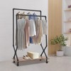 DreamRcoach Heavy Duty Clothes Rack, Floorstanding Metal Garment Rack with