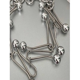 Gothic Choker Chunky Chain Necklace A Punk Collar Choker Made From Aluminum Alloy Goth Jewelry Y2k Geometric Daily Wear Accessory For Men And Couples