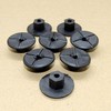 ANBOO Pack of 50 4 mm Plastic Nuts Without Thread