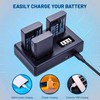 3-Pack EN-EL14 / EN-EL14a Batteries with Smart Triple Slot LCD