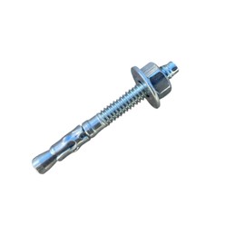 Sandbaggy 1/4" x 2-1/4" Concrete Wedge Anchors Bolts - Hex Head (Galvanized) - Masonry, Concrete (25, 1/4" x 2-1/4")