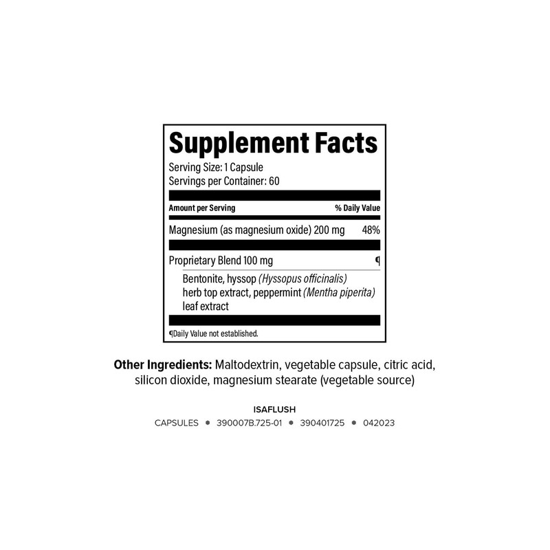 Isagenix IsaFlush - Gentle Digestive Support with Balanced Minerals Encouraging