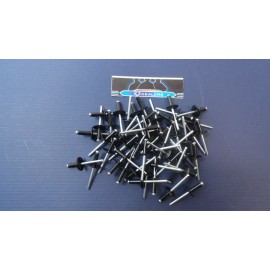 EZ-Rivets Arctic Cat Sno Pro Turbo LXR T660 Snowmobile Rivets LG Black RIVETS 50-3/16