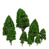 Gazechimp 12pcs 1:50-1:500/2.5-16 cm Model Tree Decoration Trees Poplar Model