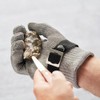 Point-Virgule Cut Protection Gloves Kitchen Oyster Gloves 2-Piece Set Stainless