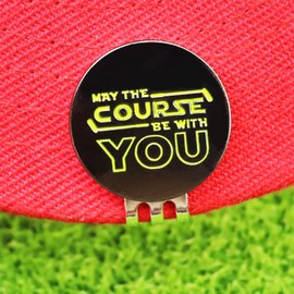 Golf Marker Hat Clip | Funny Ball Markers for Golf | Golf Ball Marker with Hat Clip, Golf Hat Clip Small, Golf Accessories for Golfer Golf Lovers