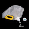 topolenashop 5 Litre Super Lightweight Foldable Petrol Can with Integrated