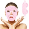 2PCS Mscaras de Hielo para Ojos y Cara, Mascarilla de
