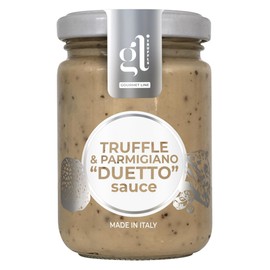 Truffle & Parmigiano "Duetto" Cream Sauce, Tartufi Pasta Sauce, Condiment, 130 gr (4.6 oz), DOP Parmigiano Reggiano, Product of Italy, GL Truffle