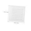 SHINEOFI 2Pcs Shed Vents Durable Vent Covers for Efficient Airflow