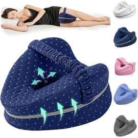 Uloless 울로레스 다리 베개 옆구리 수면자용 무릎 정렬 수면용 쿠션 허리 네이비 [N y] Uloress Leg Pillow Side Sleeping Knee Alignment Cushion for Sleep Waist Navy [N y]