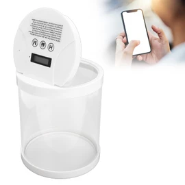BTSEURY Time Locking Box for Cell Phone, Food Smart Timed Lock Box, LCD Auto Unlocking Timed Lock Storage Container