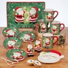 Certified International Holiday Magic Santa Rectangular Serving Platter, 14" X