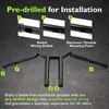 Mofun 14" Rise T-Bar Handlebar Sharp T-Bars 1-1/4" Diamete Compatible