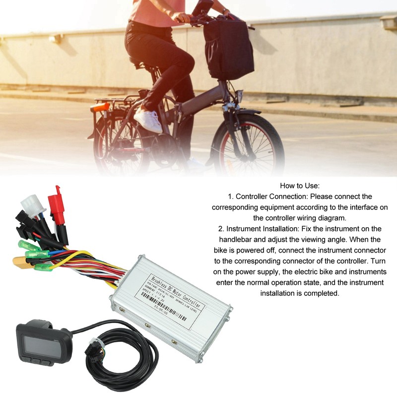 Electric Bike Motor Controller Sine Wave 24V 36V 48V 250W‑350W