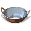Stylla London® Copper Serving Bowl Indian Karahi Pan Pot Dishes