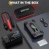 BRPOM Car Jump Starter, 6000A Peak (Up to All Gas