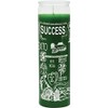 INDIO Success Green Candle - Silkscreen 1 Color 7 Day