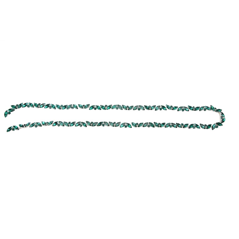 Glass Claw Chain High Hardness Color Single Row Rhinestone Strips