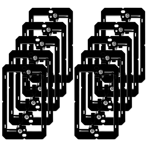 Iwillink Low Voltage Mounting Bracket (1-Gang, 10 Pack) for Single