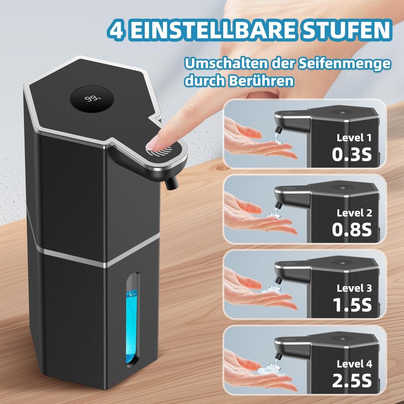 Automatic Soap Dispenser 350 ml Electric Soap Dispenser with Sensor,