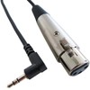 KEEPDRUM MC-025XJ Audio Cable 30 cm XLR Female TRS 3.5
