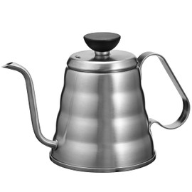HARIO O-VKB-70-HSV V60 Metal Drip Kettle, Vono, Silver, Practical Capacity, 16.9 fl oz (500 ml), Hairline Silver