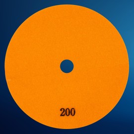 EDW Diamond Wet Sanding Pad/Polishing Disc, Dia Wet | Refurbishing, Grinding | 125 mm Velcro Attachment | Processing Natural Stone, Tiles, Granite, Marble
