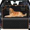 Xtremeauto Waterproof Car Boot Liner with Orange Trim - Universal