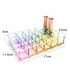 Moosy Life RB03 Rainbow Acrylic Lip Aroma Oil Storage, 24