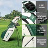 WOSOFE PU Golf Bag with 6/14 Way Top Dividers Automatically