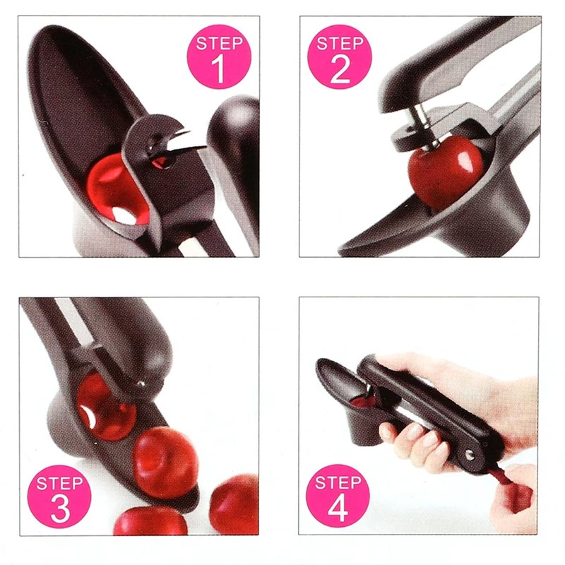 Anicy Cherry Pitter Remover Olive Corer Removal Pit Seeds Gadget