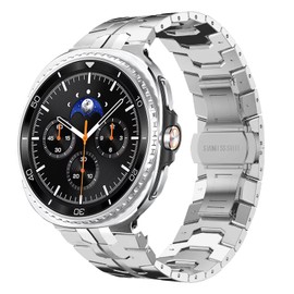 HinZann Metal Band for Galaxy Watch 9/8 (44mm/40mm) (Silver)