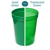 Rolling Sands 16 Oz. Reusable Plastic Stadium Cups with Lids,