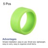 sourcing map Pack of 5 Rubber Bands Rings Non-Slip 1