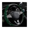 BWBWND 2 PCS Steering Wheel Cover, Segmented Car Wheel Covers