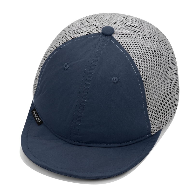 Croogo Men's Umpire Cap, Mesh Cap, Short Brim, Soft Hat,