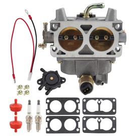 MOTOALL 0E25480ESV Carburetor Kits for Generac Guardian E0506 0E0506 E2548 0E2548 0E25480SRV Replace for 0G4612 0K1588 GP15000 GP17500 GT760 GT990 GTH990 with Spark Plug Fuel Pump Oil Filter