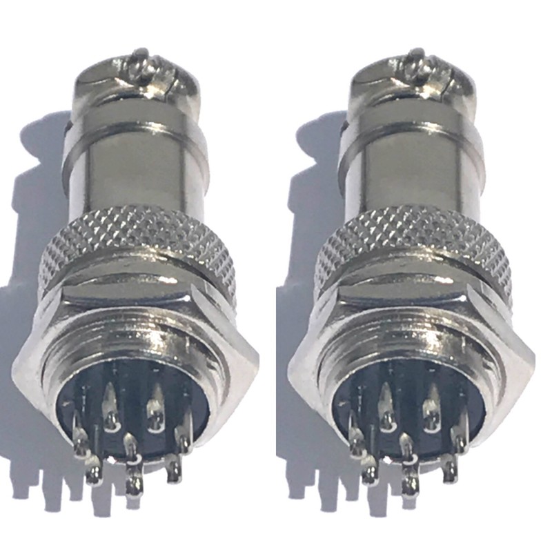 CESS Aviation 8 Pins Plug and Socket Wire Cable Connectors