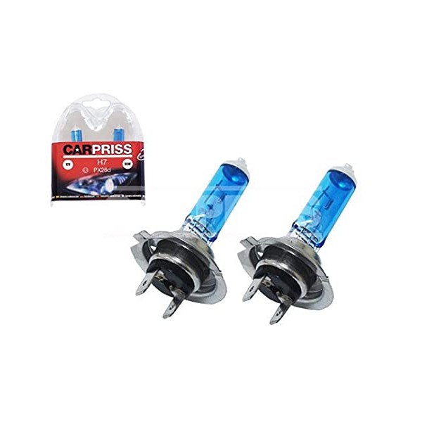 Carpriss 70721024 Type Halogen H7 Xenon Bulb Set Blue (Pack